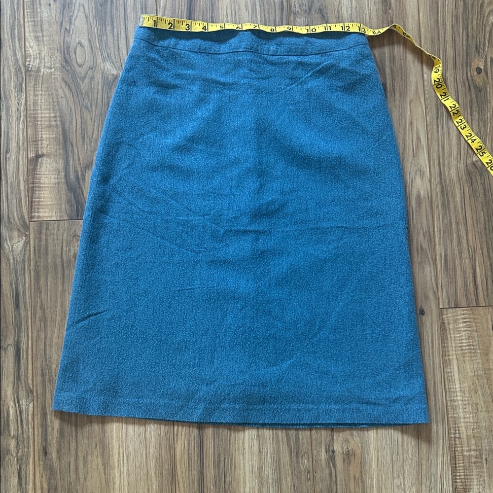 Vintage Retro Classic Blue Pencil Skirt